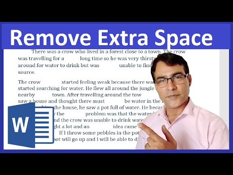Remove Extra Spaces in MS Word | MS word space remove between words