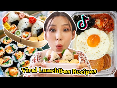I Try TikTok's Viral LunchBox Recipes 🍱