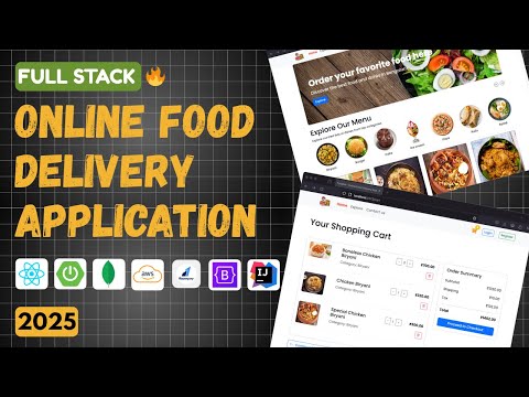 🚀 Full Stack Food Delivery App with React, Spring Boot, MongoDB, AWS, RazorPay | Complete Tutorial
