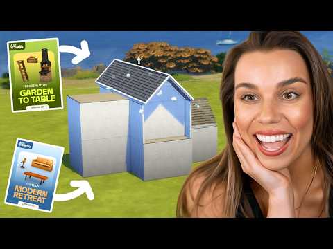 Building a house with the new kits! (Modern Retreat & Garden to Table)