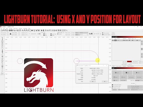 LightBurn Tutorial: Use X and Y Position for Layouts