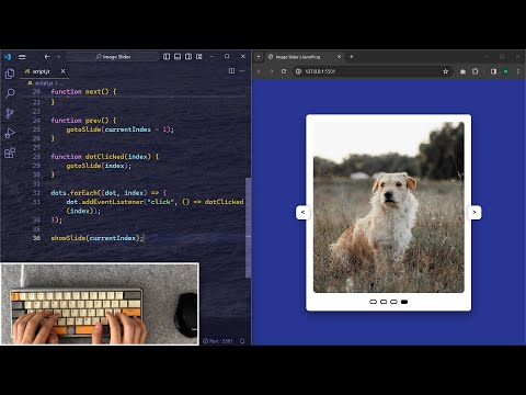 ASMR Programming - JavaScript Sliders For Beginners - No Talking