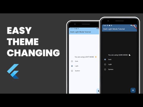 ☀️How to switch theme easily in flutter | Full Tutorial