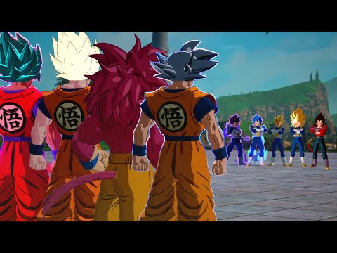 Goku Peak Forms Vs Vegeta Peak Forms - Dragon Ball Sparking! Zero