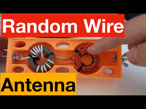 Building a Random-Wire Antenna With a Choke, pt-1/2.