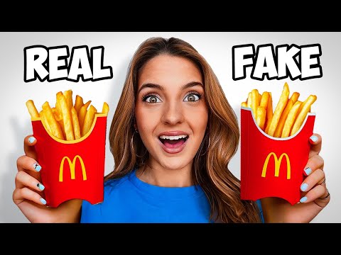 Real Vs Fake Food Challenge!
