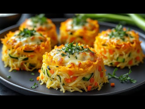 🎄Vegetable nest in 15 minutes – tastes like in a restaurant 🎄