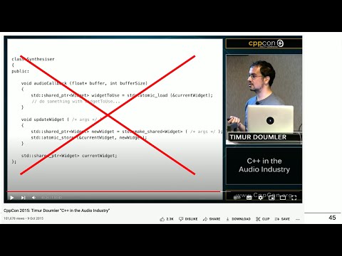 Thread Synchronisation in Real-Time Audio Processing With RCU (Read-Copy-Update) - Timur Doumler ADC