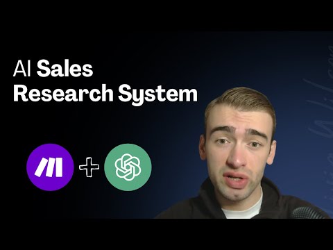 Watch me build an AI system that automatically researches B2B prospects before a sales call