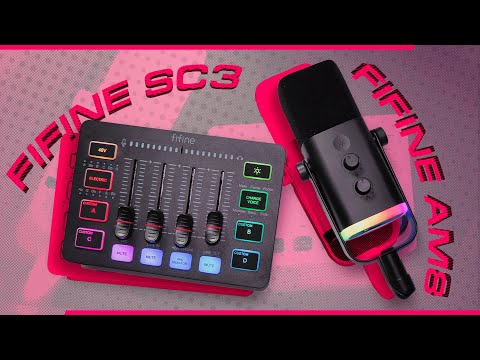 SHURE НЕ НУЖЕН? FIFINE AM8 и SC3 - ОБЗОР КОМБО из МИКРОФОНА и МИКШЕРА