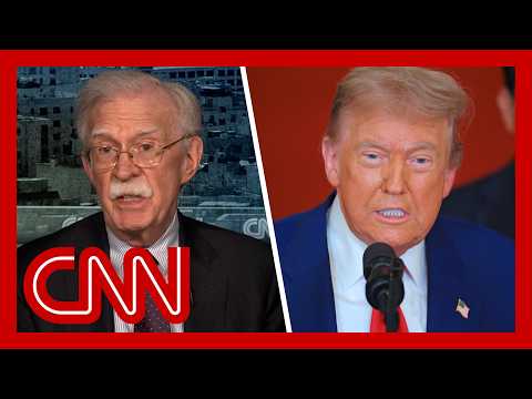 What Bolton thinks Trump will announce tonight on Iran