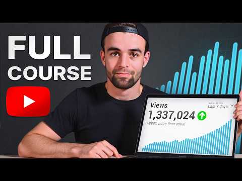 How To Start A YouTube Channel In 2025 | Full Course (12hrs)