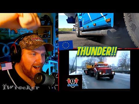 American Goes Crazy for 25 Mins of the BEST Sounding Scanias You've Ever Heard!