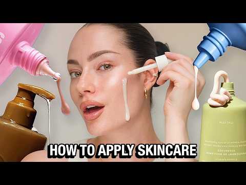 HOW TO LAYER SKINCARE! The Correct Order for Clear, Glowing Skin ✨