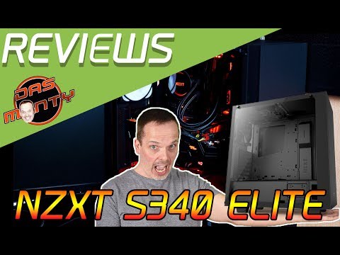 Review/Test NZXT S340 Elite PC Gaming Gehäuse/Case mit Fenster | Das Monty - Deutsch