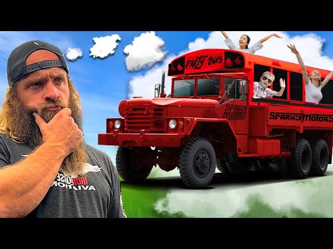 5 Tons of FUN! (Rear Steer Party Bus Build)