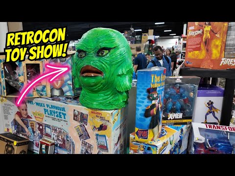 RETROCON 2025 TOY SHOW! BIGGEST VINTAGE TOY HUNT OF THE YEAR!