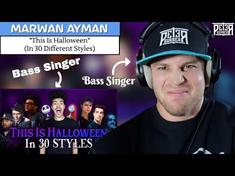 Marwan Ayman is BACK! Bass Singer Reaction (& Analysis) | "This Is Halloween"