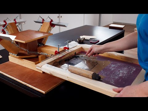 AMAZING SCREEN PRINTING PRESS to PRINT your OWN T-Shirts / #DIY