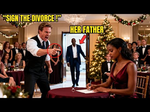 Man Forced Black Wife Sign Divorce at Christmas Party — Didn't Know Her Father Controlled His Career
