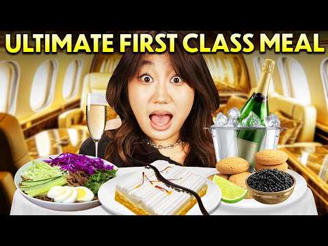 We Try First Class Meals From The Best Airlines In The World!