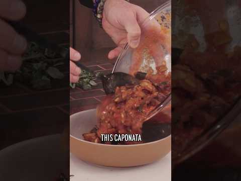 My version of caponata is inspired by my grandmother's recipe, and it's a perfect for NYE!