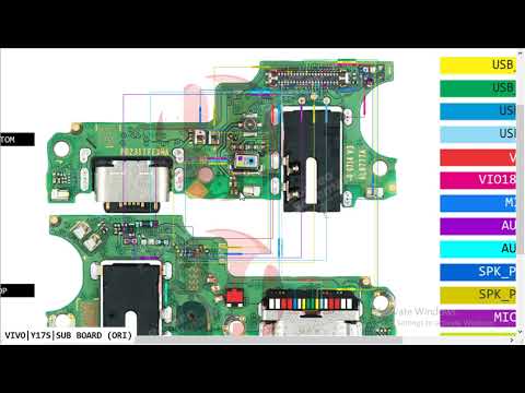 VIVO Y17S V2310 Charging data Mic Ringgar Problem USB OR Board Ways Hardware Solution #borneoschemat