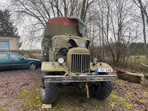 Starting Zil-157 after 5 years + Test drive