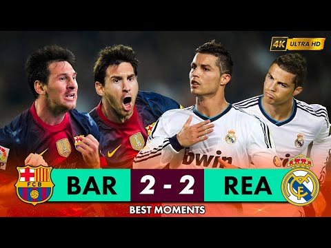 THE DAY MESSI & RONALDO SCORED TWICE IN THE GREATEST EL CLÁSICO SHOWDOWN OF ALL TIME
