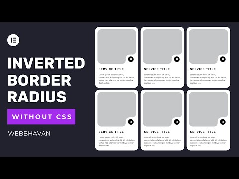 Amazing Inverted Border Radius in Elementor Without Any Code