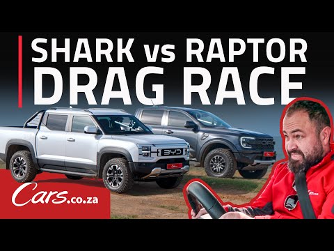 Raptor vs Shark! Epic Off-Road Drag Race: BYD Shark 6 PHEV Takes on V6 Twin-Turbo Ford Ranger Raptor