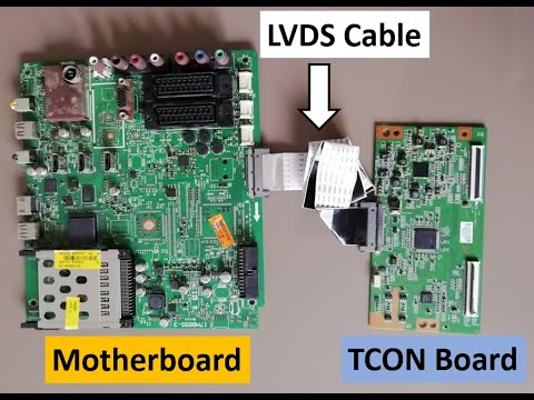 Meaning of the LVDS used between the motherboard of an LCD TV and the TCON board