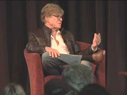 Robert Redford at the 100 Anniversary conference of the Progressive
