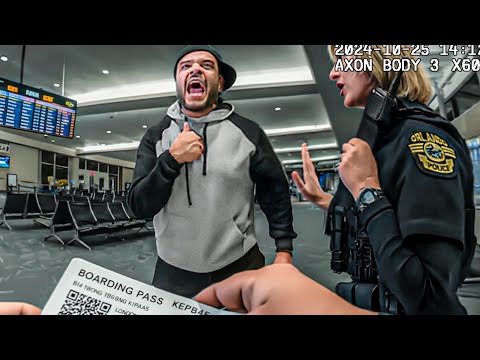 The CRAZIEST Airport Arrests Caught on Bodycam By Police