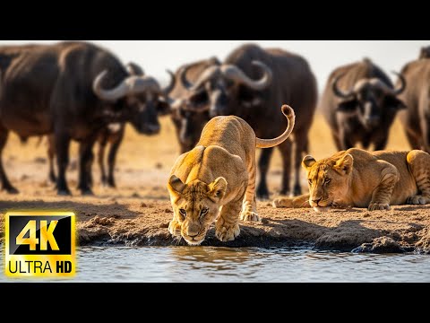 Wildlife Kingdom in 4K: Stunning Wildlife of Limpopo National Park, Africa with Relaxing Music