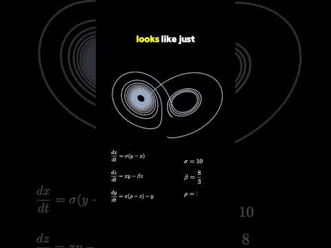 Lorenz Attractor #chaos #maths #animation