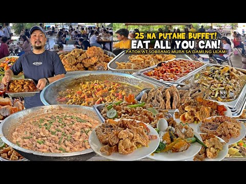 219 Pesos "EAT ALL YOU CAN!" 25 na Putahe UNLI BUFFET at PUTOK BATOK Fiesta!