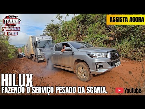 Hilux shows its strength and rescues the Scania, clearing the way 🔥 05/12/25