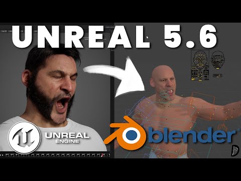 NEW Unreal Engine 5.6 Metahuman To BLENDER Workflow!