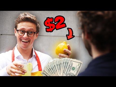 I Set Up A Lemonade Stand On Wall Street & Made $___