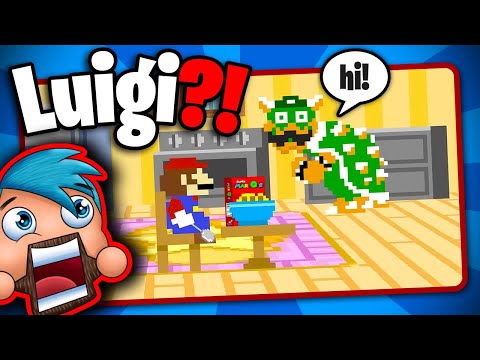 Uh, That's NOT Luigi! • BTG Reacts to FUNNY Level UP Videos!!