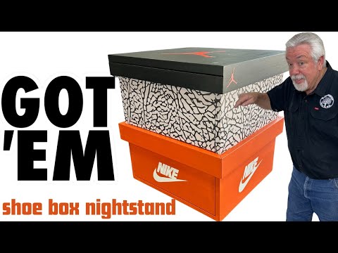 Nike Air Jordan Shoe Box Nightstand