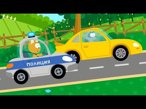 Котёнок и волшебный гараж - Все серии подряд (сборник 3) | Мультфильмы для детей про машинки