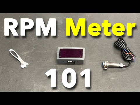 Hooking up a Digital RPM Meter to Your Treadmill Powered Variable Speed Shop Tools