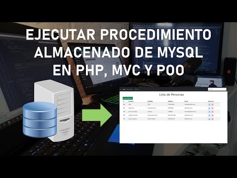 Ejecutar Procedimiento Almacenado de MySQL con PHP, MVC y POO - Clase 23
