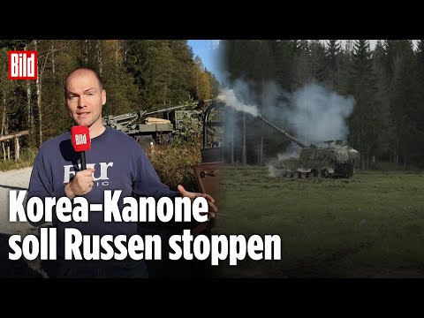 Estlands Artillerie übt an NATO-Grenze | BILD-Lagezentrum VOR ORT