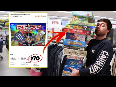 I Scanned EVERY BOARD GAME at This Thrift Store for Profit! Selling on Ebay and Amazon FBA!