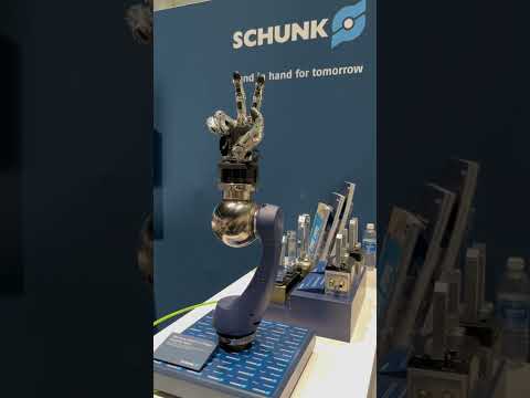 Interviewing the creators of a robotic hand at #GTC25 | #nvidia #robotics