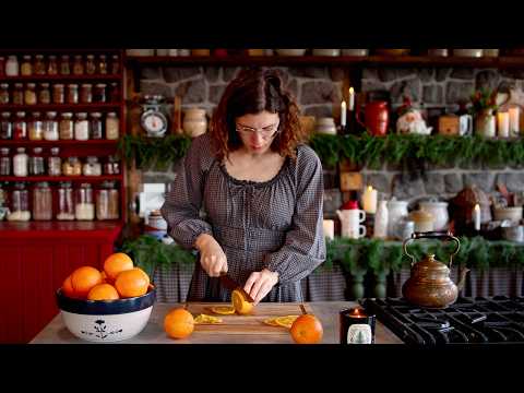 Cozy Handmade Christmas 🎄 Slow Living in the Country Making Cinnamon Rolls and Winter Decorating