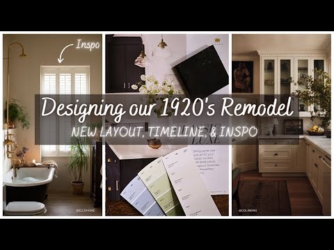 DESIGNING OUR 1900s RESTORATION + New Layout, Timeline, and Inspiration | OAK COTTAGE
